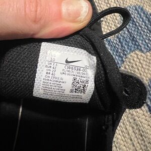 Nike Black Athletic Shoes